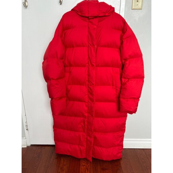 NEW no tag Lululemon Wunder Puff Long Size 14 Down Coat Grenadine Red GRRD - Picture 4 of 10
